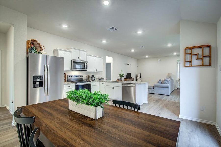 Furnished interior view inside a new home in Wildcat Ranch, Crandall (Image 4).