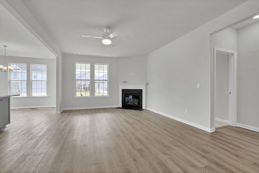 Spacious, unfurnished interior of a new home in Grand Park, Leland (Image 15).