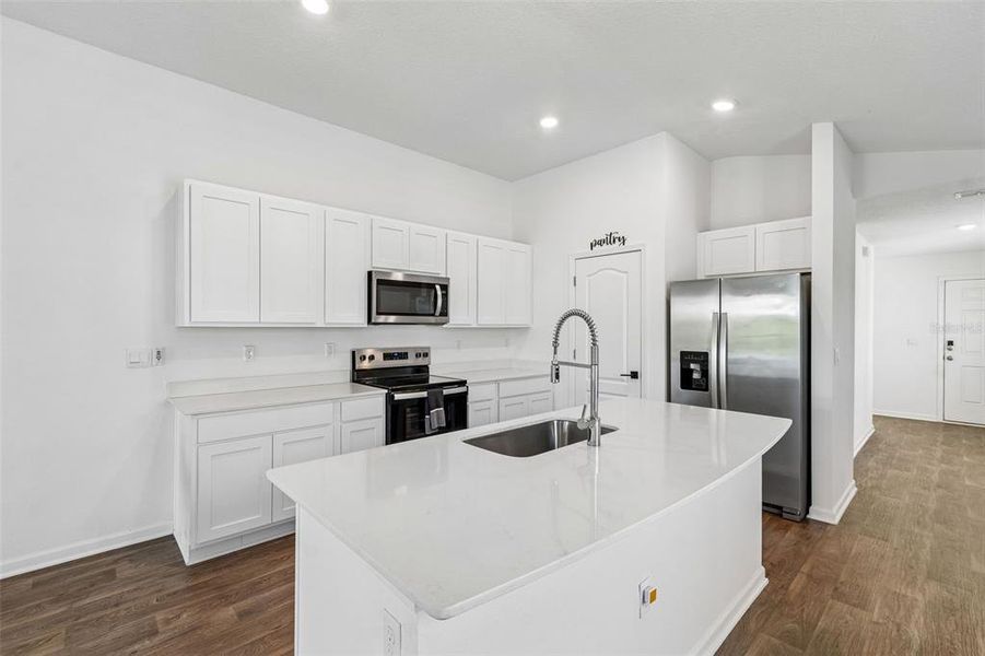 Furnished interior view inside a new home in Ravenswood Village, St. Augustine (Image 11). Furnished interior view inside a new home in Ravenswood Village, St. Augustine (Image 11).