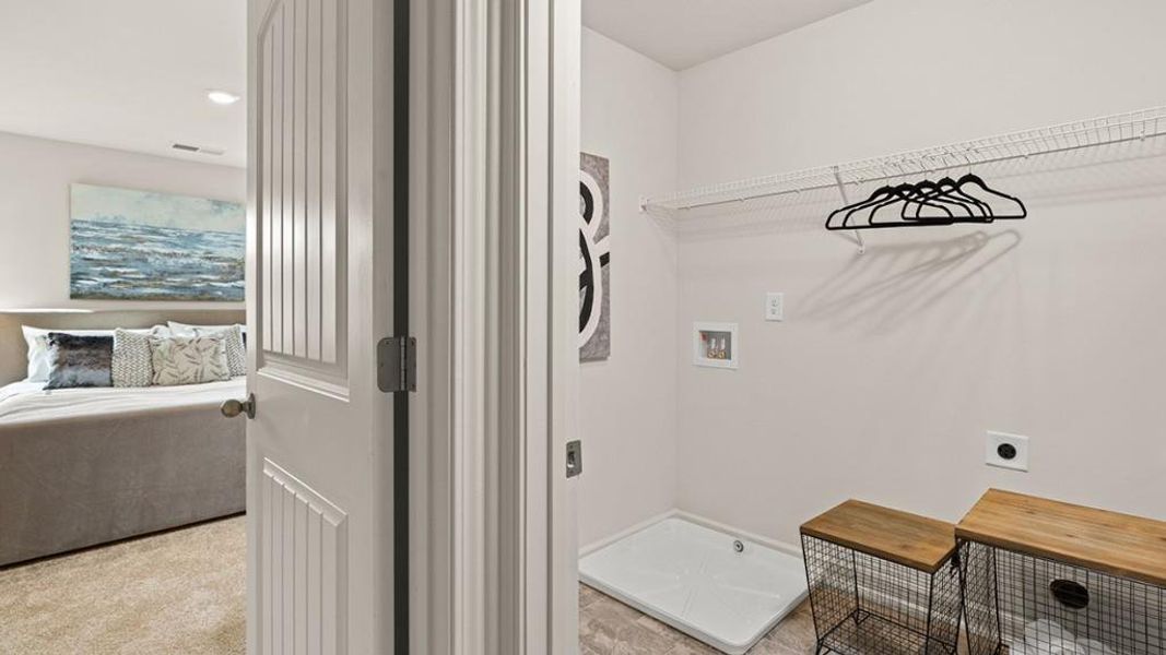 Furnished interior view inside a new home in Sheffield Highlands, Dallas (Image 11).