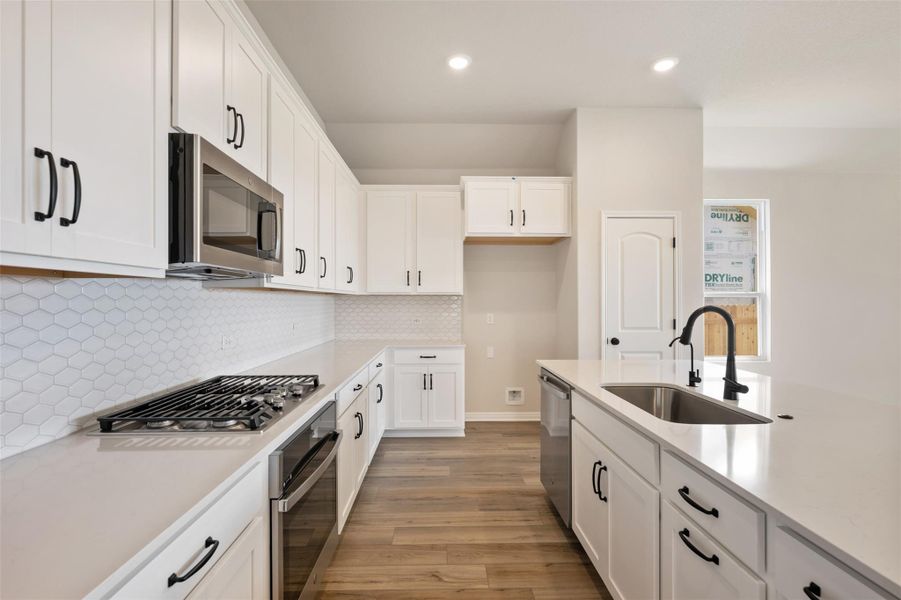Furnished interior view inside a new home in The Colony, Bastrop (Image 9).