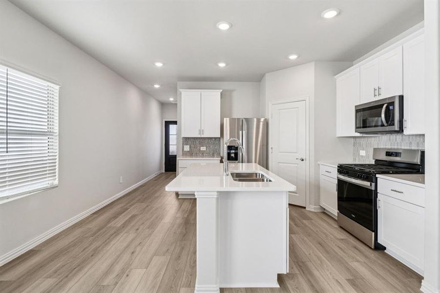 Furnished interior view inside a new home in Lakehaven - Spring Series, Farmersville (Image 13).