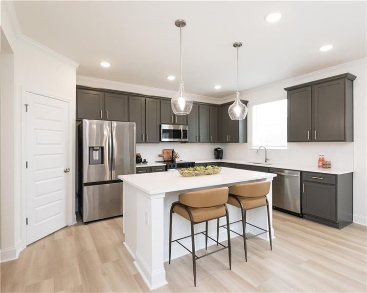 Furnished interior view inside a new home in Highland Park, Stonecrest (Image 7). Furnished interior view inside a new home in Highland Park, Stonecrest (Image 7).