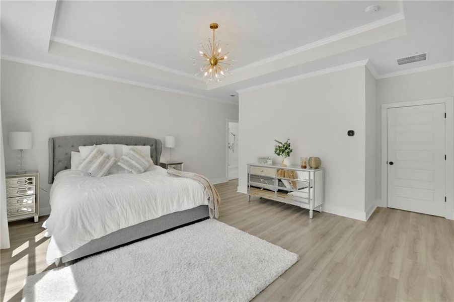 Furnished interior view inside a new home in , Monroe (Image 12).