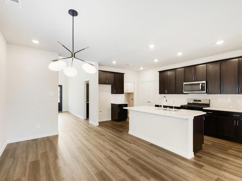 Furnished interior view inside a new home in Lakehaven - Spring Series, Farmersville (Image 5). Furnished interior view inside a new home in Lakehaven - Spring Series, Farmersville (Image 5).