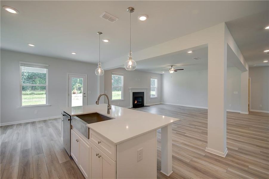 Furnished interior view inside a new home in Northcroft, Loganville (Image 8).