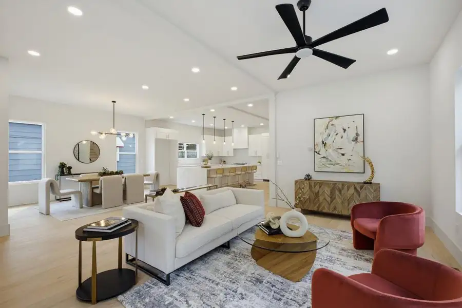 Furnished interior view inside a new home in , Atlanta (Image 4).