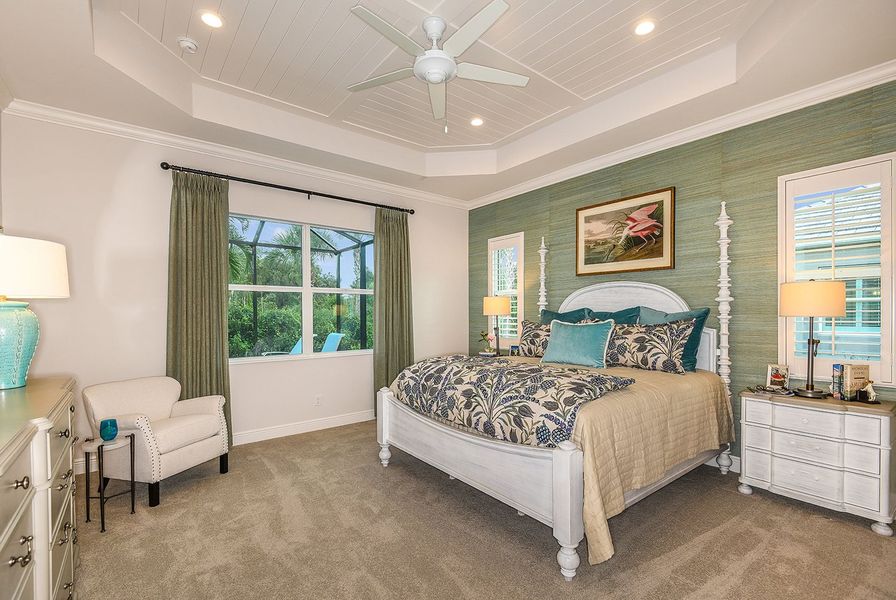 Representative furnished interior of a home built from the Bright Meadow 2 by Neal Communities in Verandah, Fort Myers (Image 8).