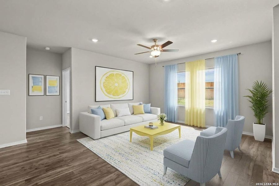 Furnished interior view inside a new home in Garden Grove, San Antonio (Image 9).