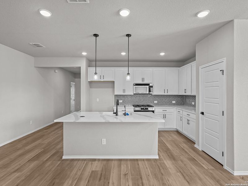 Furnished interior view inside a new home in Comanche Ridge, San Antonio (Image 7).