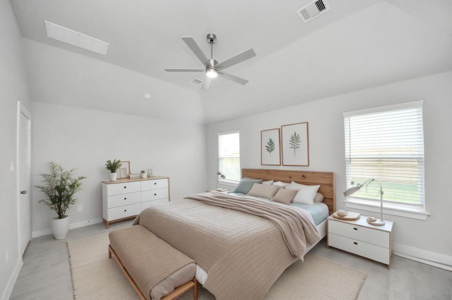 Virtually Staged - Primary Bedroom.