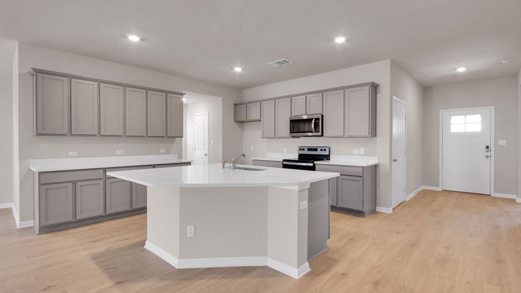Furnished interior view inside a new home in Thunder Rock, Marble Falls (Image 8).