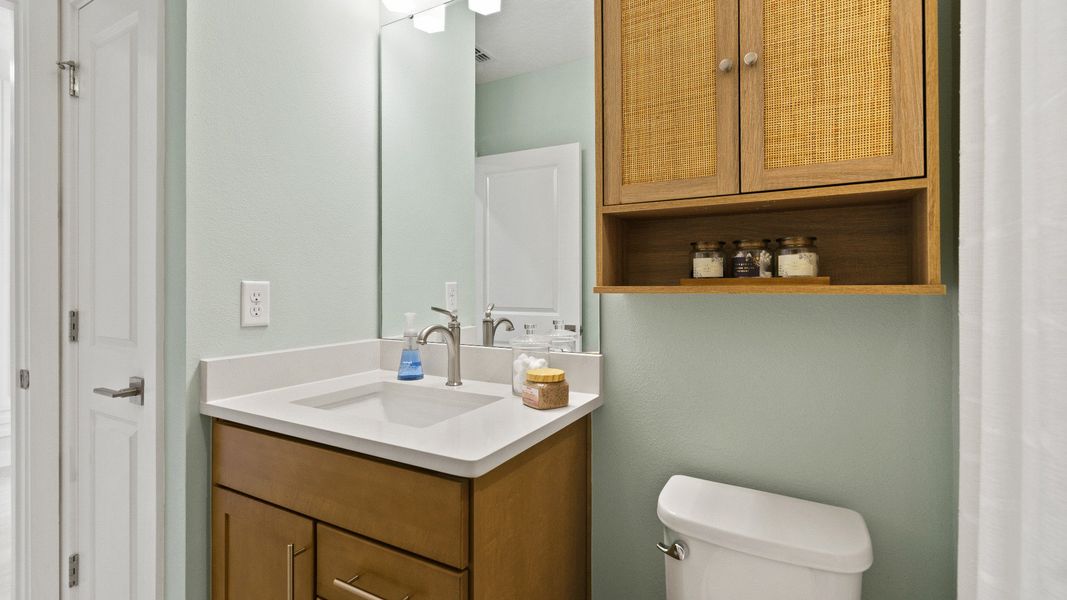 Representative furnished interior of a home built from the Castaway by DRB Homes in Willowbrook North, Winter Haven (Image 51).