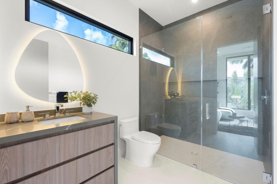 Furnished interior view inside a new home in , Fort Lauderdale (Image 8).