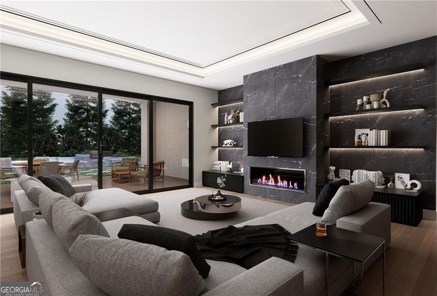 Furnished interior view inside a new home in , Fairburn (Image 16). Furnished interior view inside a new home in , Fairburn (Image 16).