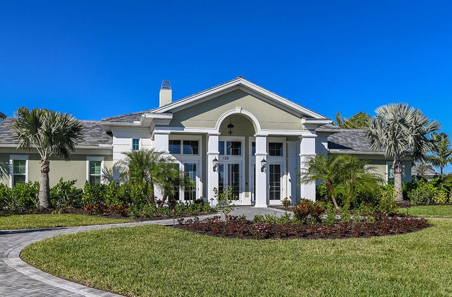 Representative exterior photo of a completed home built from the Meadow Brook by Neal Communities in Boca Royale Golf & Country Club at Wellen Park, Englewood, FL (Image 12).