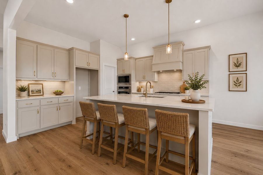 Furnished interior view inside a new home in Terra Vista Estates, Springtown (Image 6).