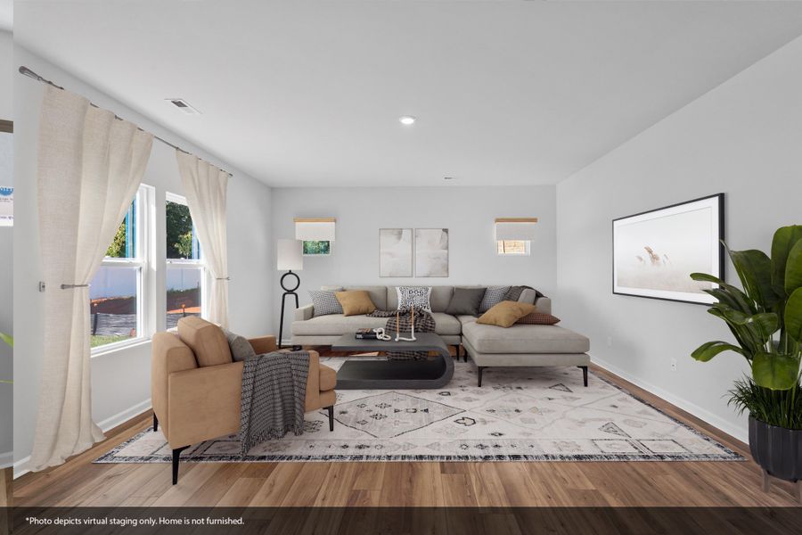 Furnished interior view inside a new home in Hanes Lake, Winston-Salem (Image 7).