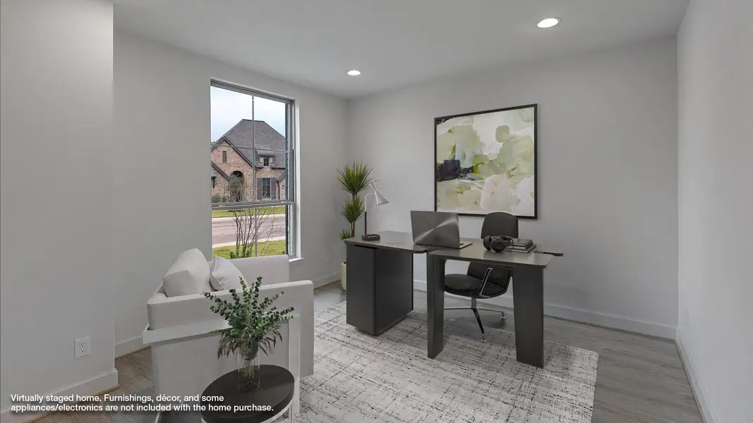 Representative furnished interior of a home built from the 3994W by Perry Homes in Alsatian Oaks, Castroville (Image 6).
