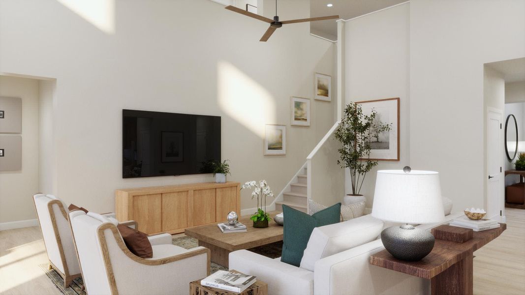 Family Room | Exbury | Trinity Gardens | New Homes in DeLand, FL by Landsea Homes