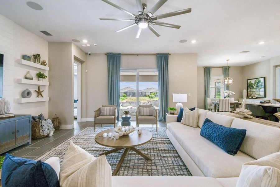 Representative furnished interior of a home built from the Joyce by William Ryan Homes in River Preserve Estates, Parrish (Image 50). Representative furnished interior of a home built from the Joyce by William Ryan Homes in River Preserve Estates, Parrish (Image 50).