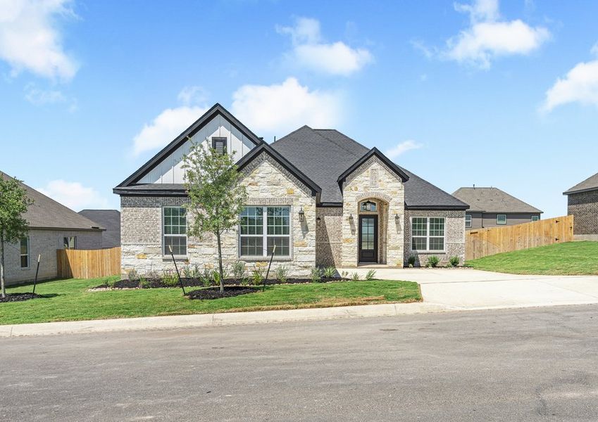 The Hanna is a beautiful one-story home. The Hanna is a beautiful one-story home.