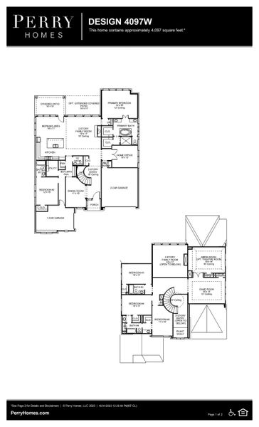 Floor Plan for 4097W