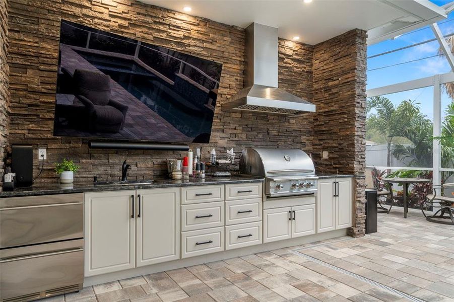 Exterior details and patio area of a home in , Safety Harbor (Image 33). Exterior details and patio area of a home in , Safety Harbor (Image 33).