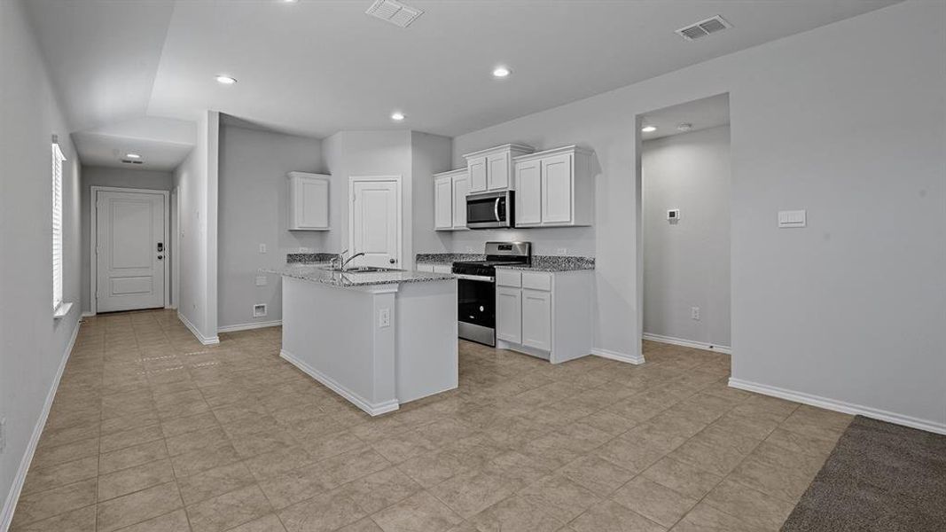 Furnished interior view inside a new home in Springhill South, Boyd (Image 7). Furnished interior view inside a new home in Springhill South, Boyd (Image 7).