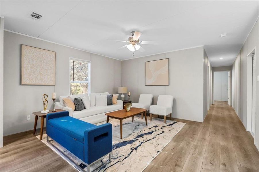 Furnished interior view inside a new home in , Granbury (Image 10).