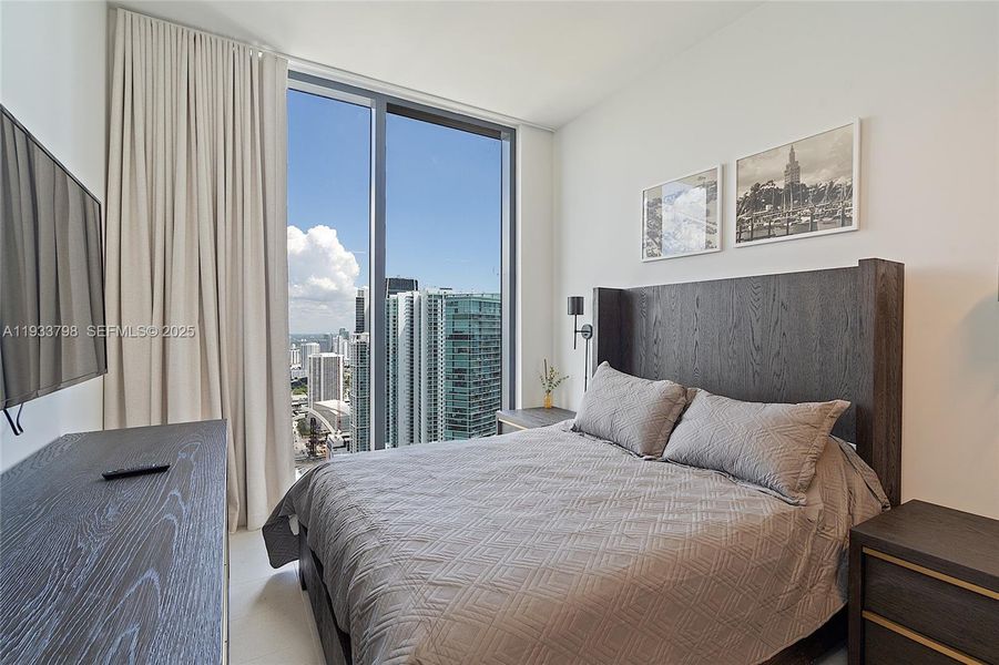 Furnished interior view inside a new home in , Miami (Image 39).