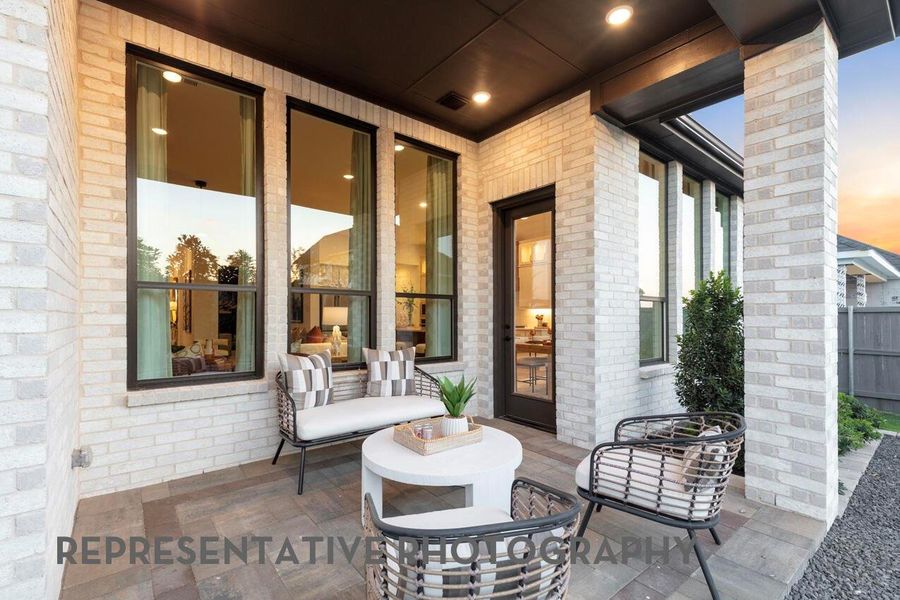 Exterior details and patio area of a home in Riceland, Mont Belvieu (Image 22).