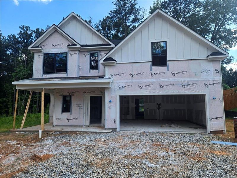In-progress construction of a new home in The Overlook at Factory Shoals, Mableton, GA (Image 16).