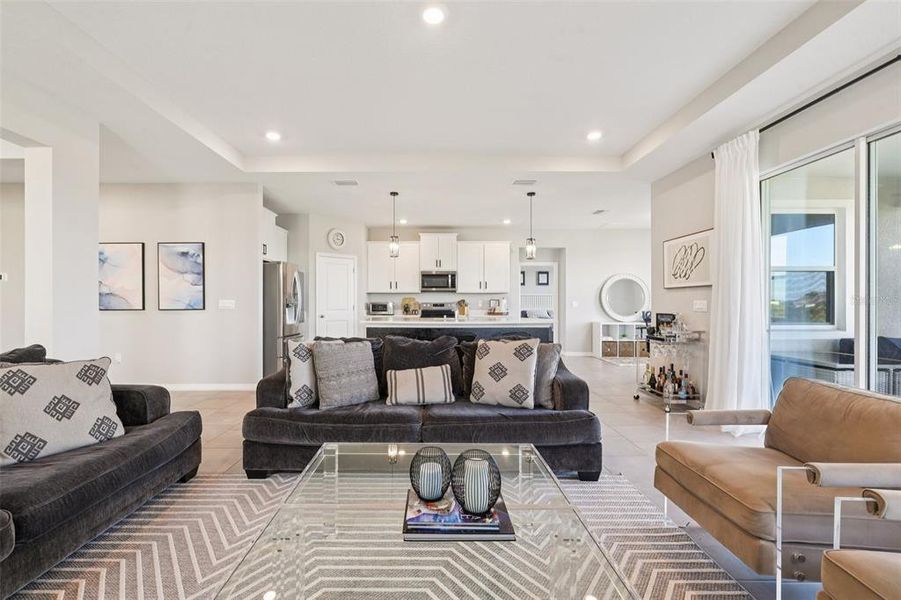 Furnished interior view inside a new home in , San Antonio (Image 12). Furnished interior view inside a new home in , San Antonio (Image 12).