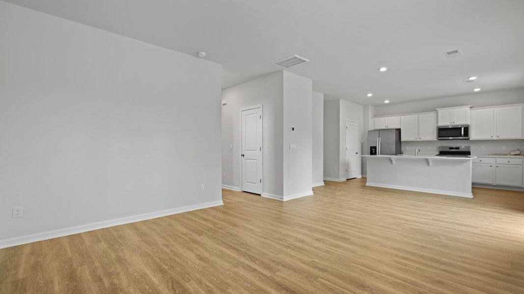 Representative unfurnished interior of a home built from the BELHAVEN by D.R. Horton in Pineview North, Summerville (Image 16). Representative unfurnished interior of a home built from the BELHAVEN by D.R. Horton in Pineview North, Summerville (Image 16).