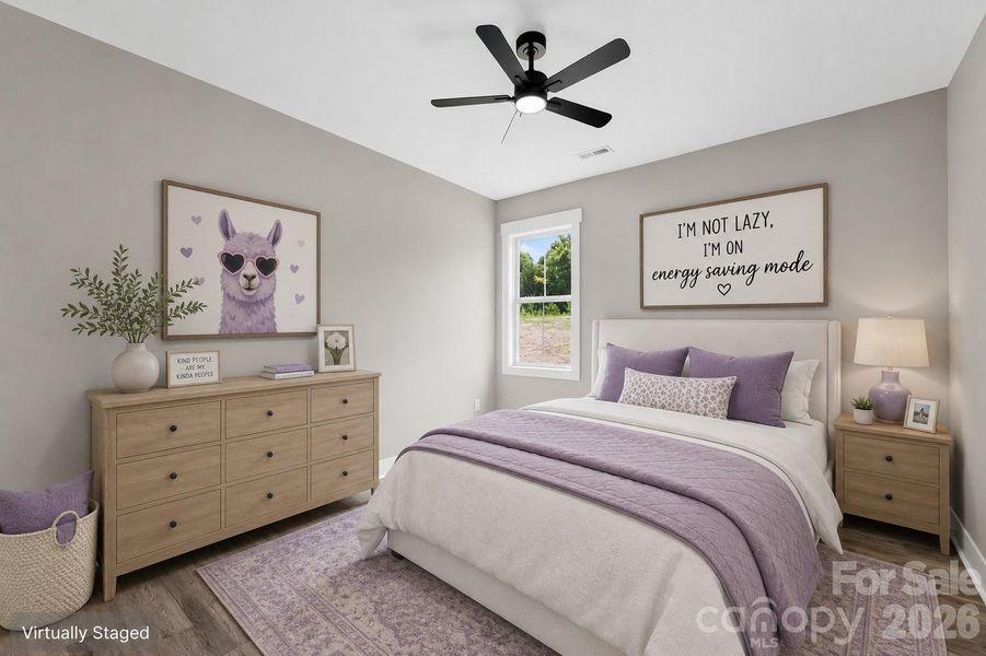 Virtually Staged - Bedroom 3