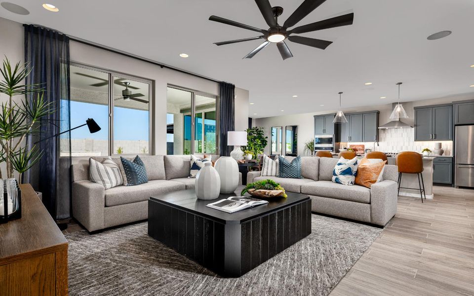 Furnished interior view inside a new home in Blossom Rock, Apache Junction (Image 9). Furnished interior view inside a new home in Blossom Rock, Apache Junction (Image 9).
