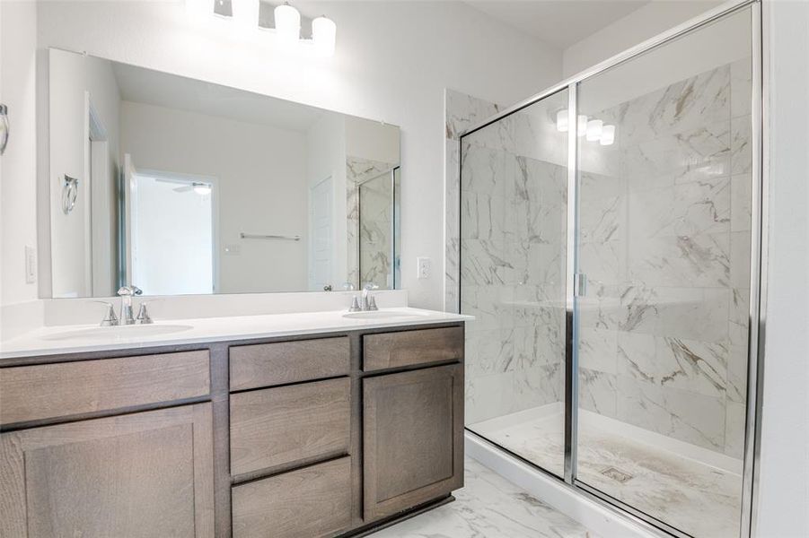 Furnished interior view inside a new home in Cottonwood Creek, Seagoville (Image 7). Furnished interior view inside a new home in Cottonwood Creek, Seagoville (Image 7).