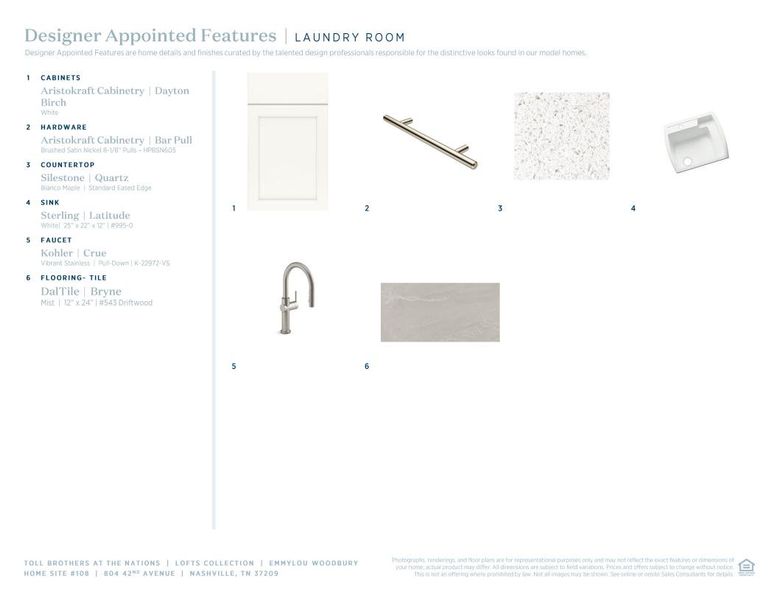 Sample of building materials used in homes in The Nations, Nashville (Image 14).