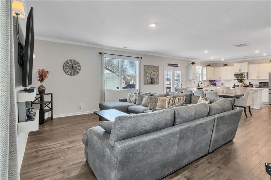 Furnished interior view inside a new home in Thompson Ridge, Dallas (Image 25).