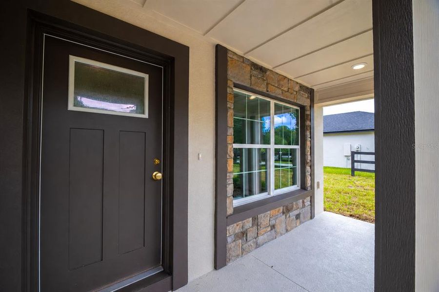 Exterior details and patio area of a home in , Lakeland (Image 3). Exterior details and patio area of a home in , Lakeland (Image 3).