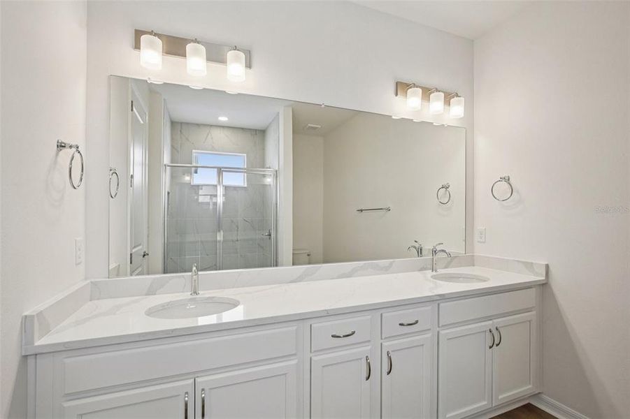 Furnished interior view inside a new home in , San Antonio (Image 17).