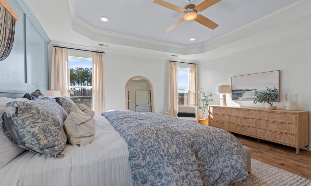 Representative furnished interior of a home built from the The Surfrider by Chesapeake Homes in The Willows, Loris (Image 16).