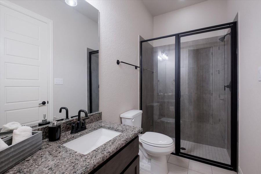 Furnished interior view inside a new home in Johnson Ranch, Bulverde (Image 28).