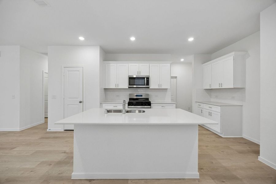 Furnished interior view inside a new home in Mavera, Conroe (Image 8).