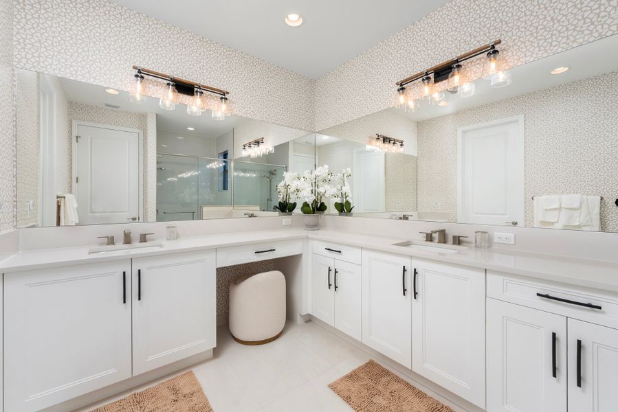 Representative furnished interior of a home built from the Andros by GL Homes in Valencia Harbor (55+), Fort Myers (Image 12).