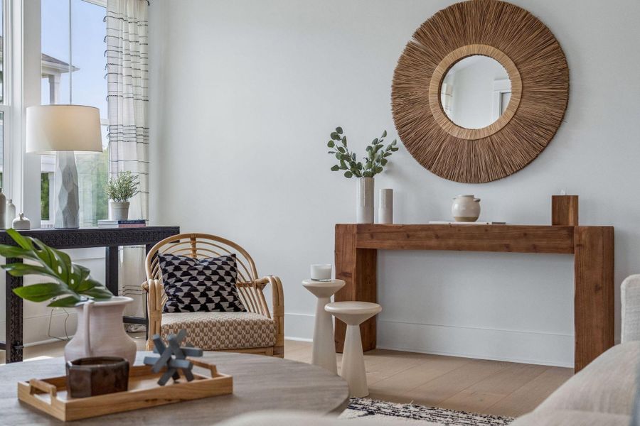 Furnished interior view inside a new home in Miller's Crossing, Johns Island (Image 13).