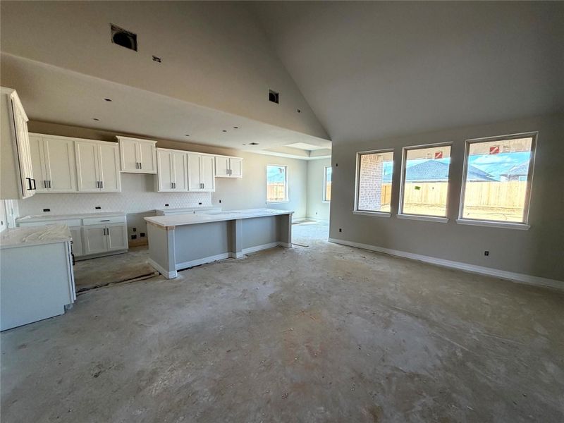 Actual progress of your home.