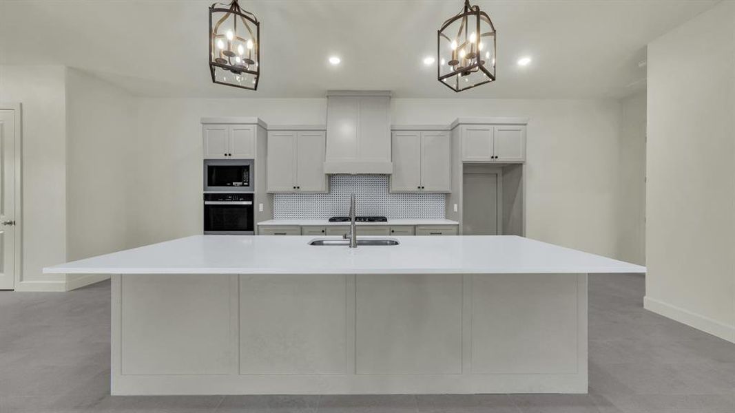 Furnished interior view inside a new home in , Aledo (Image 10).