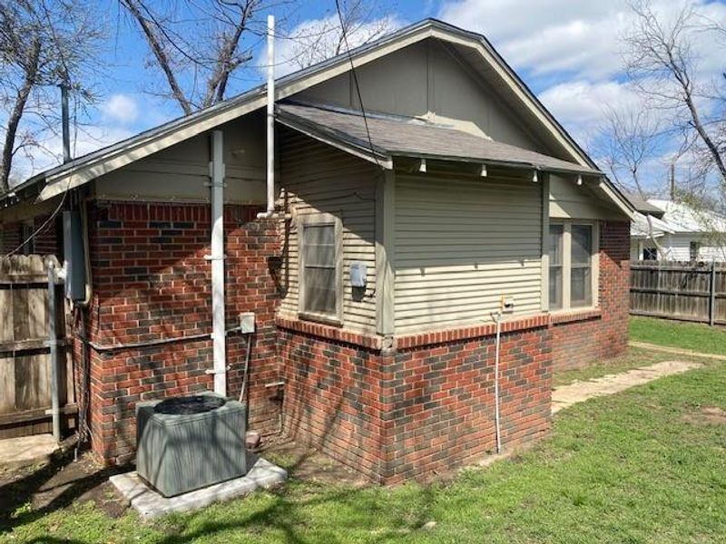 Exterior details and patio area of a home in , Brownwood (Image 20). Exterior details and patio area of a home in , Brownwood (Image 20).